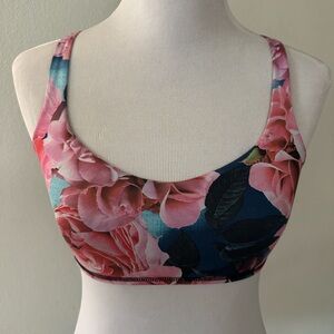 Lululemon Floral Print Sports Bra